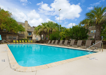 Two sparkling swimming pools